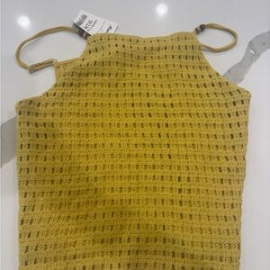 Marshalls Yellow Crochet Top